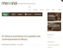 Tablet Screenshot of messina.mx